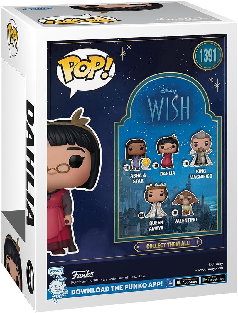 Funko Pop! Disney: Wish - Figura de Dahlia, Colección Exclusiva