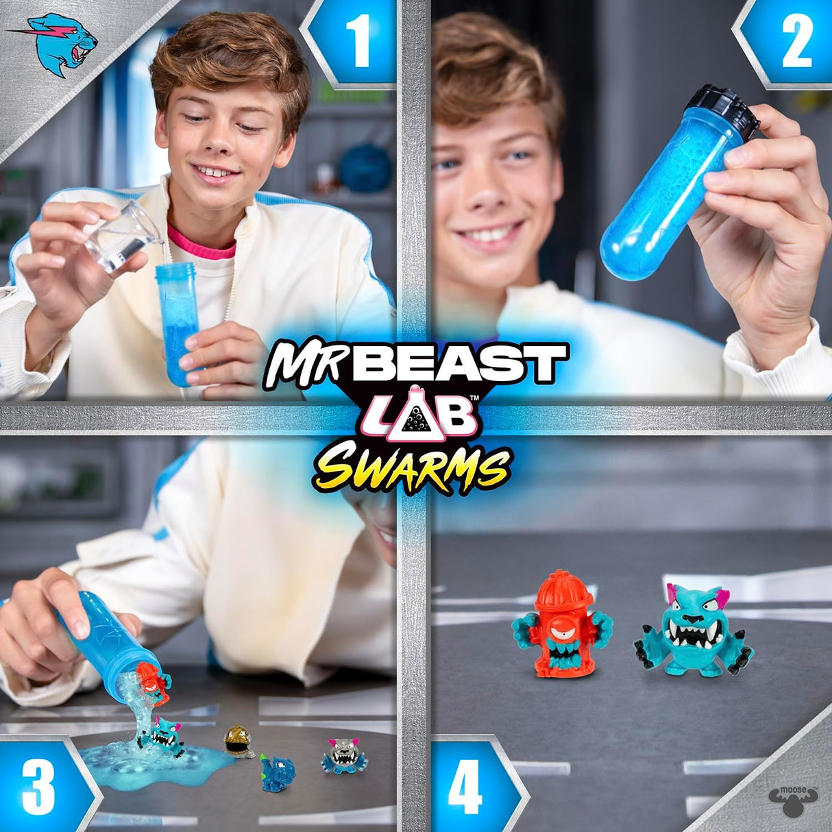 Pack de Laboratorio MrBeast, 5 Personajes Coleccionables 1
