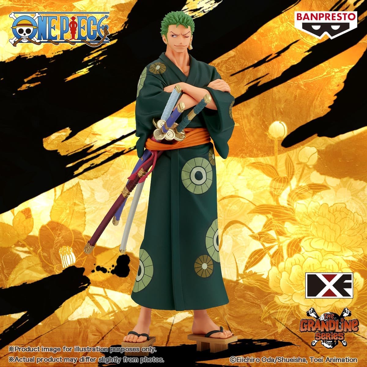 Figura Roronoa Zoro Yukata Ver. Banpresto DXF Grandline Series