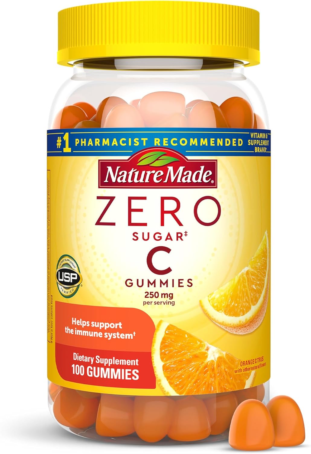 Gomitas de Vitamina C Zero Azúcar Nature Made 50 Días