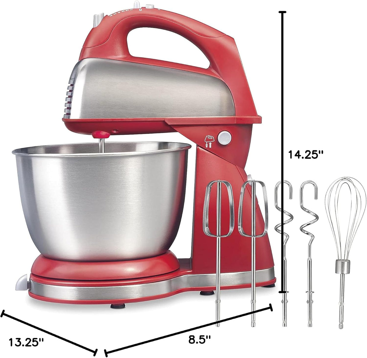 Batidora clásica de pie Hamilton Beach rojo (64654)