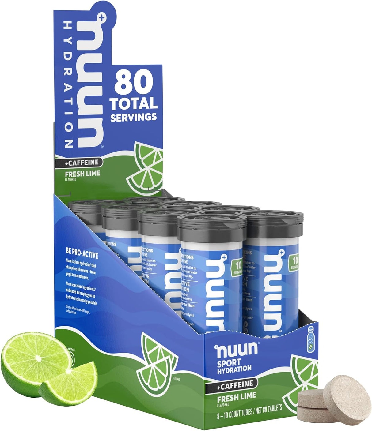 Suplemento Nuun Tabletas de electrolito hidratante energétic