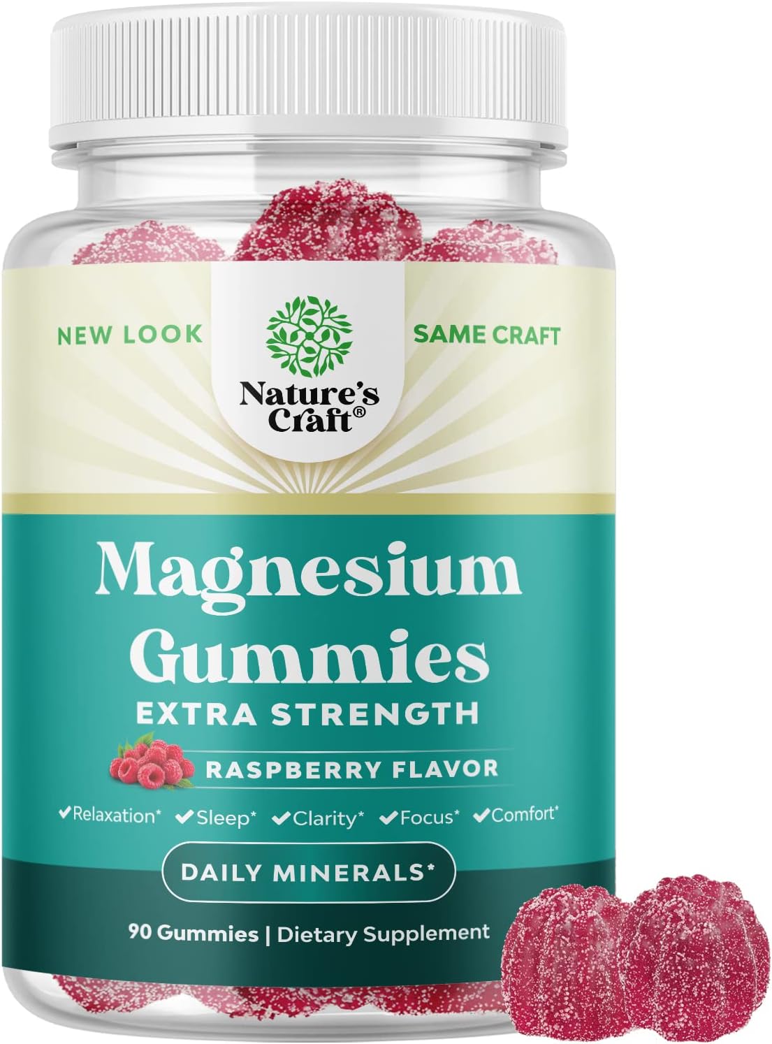 Suplemento Gomitas de magnesio extra fuertes para adultos
