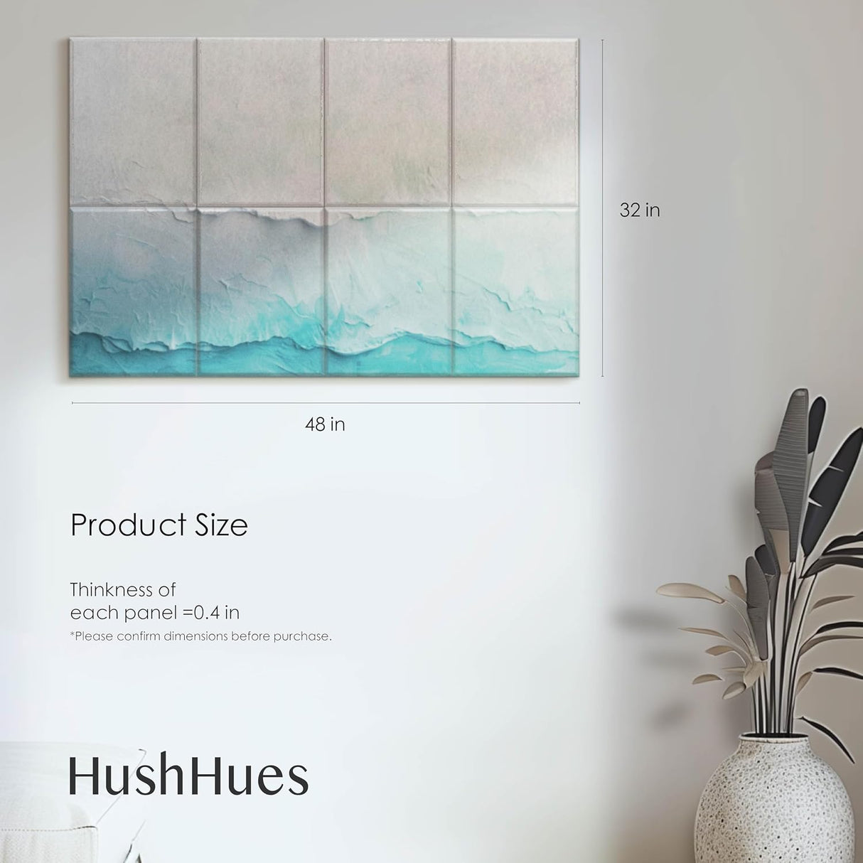 Paneles Acústicos 48x32 - Absorbentes para Estudio, 8-Pack