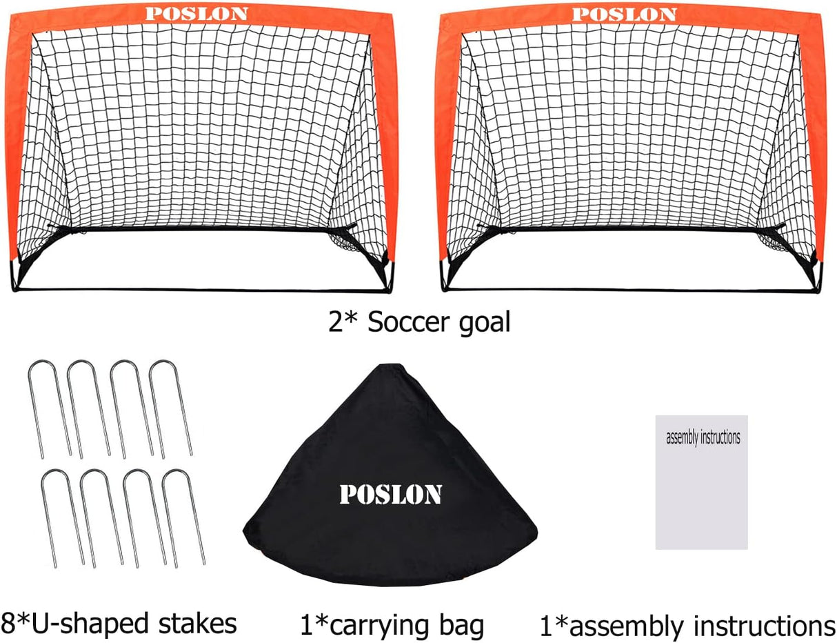 Porteria de futbol facil de trasladar, incluye bolso