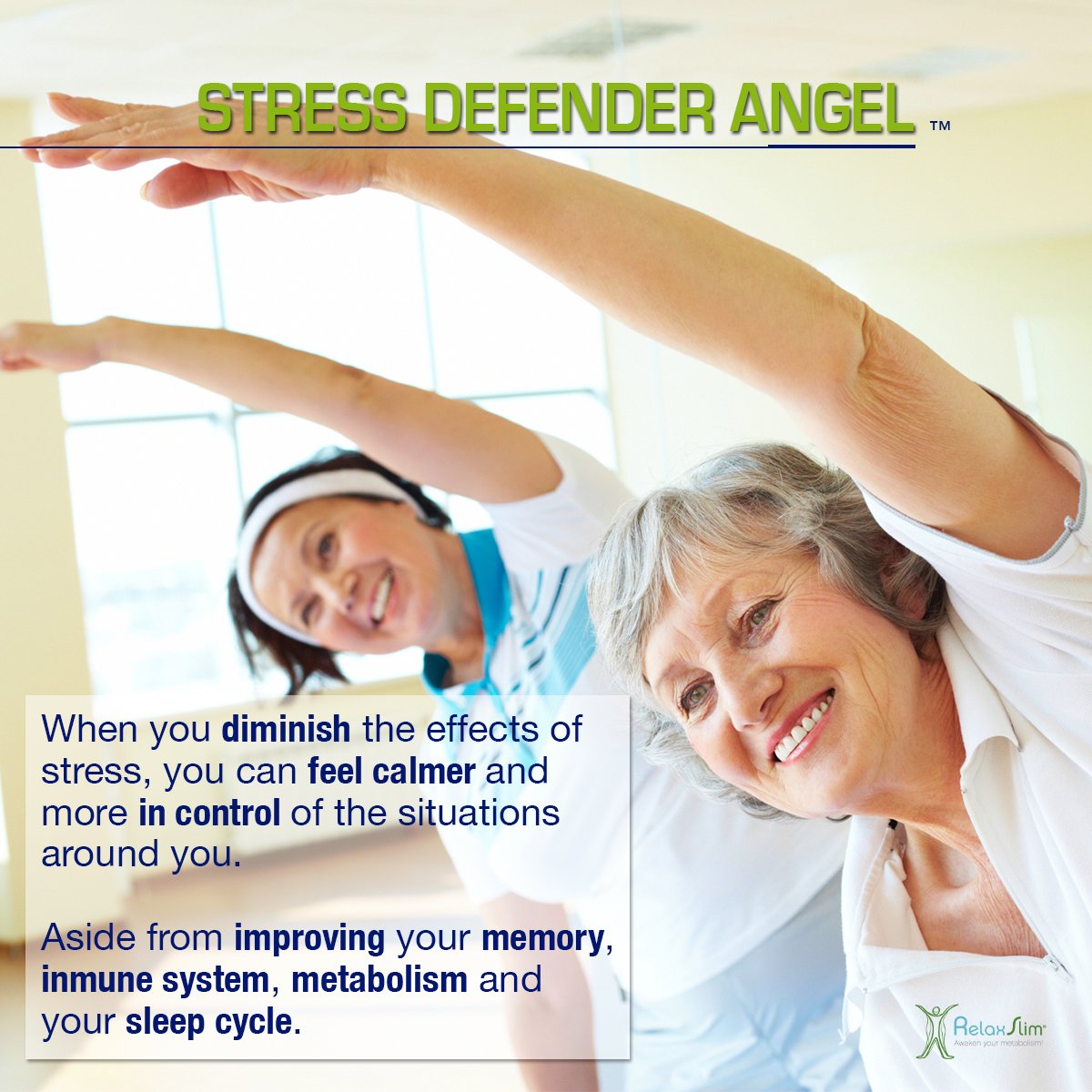 Suplemento antiestrés NaturalSlim para mejorar su metabolism