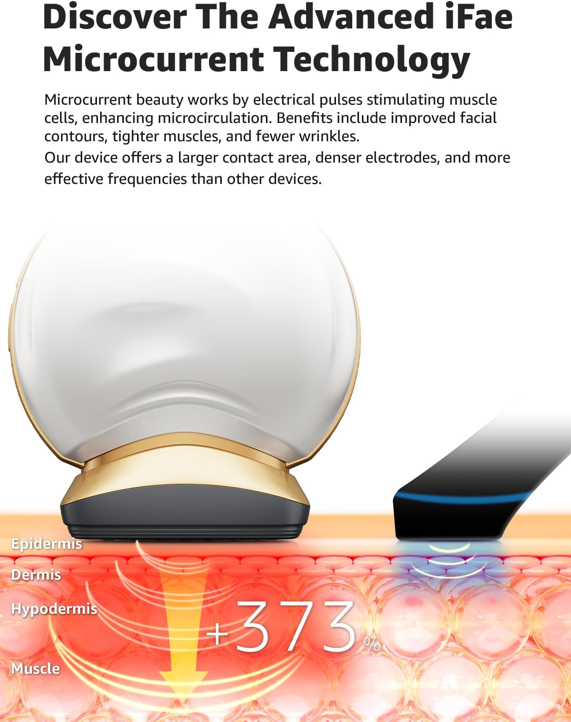 Dispositivo Facial 3 en 1 iFae: Masajeador y Rejuvenecedor