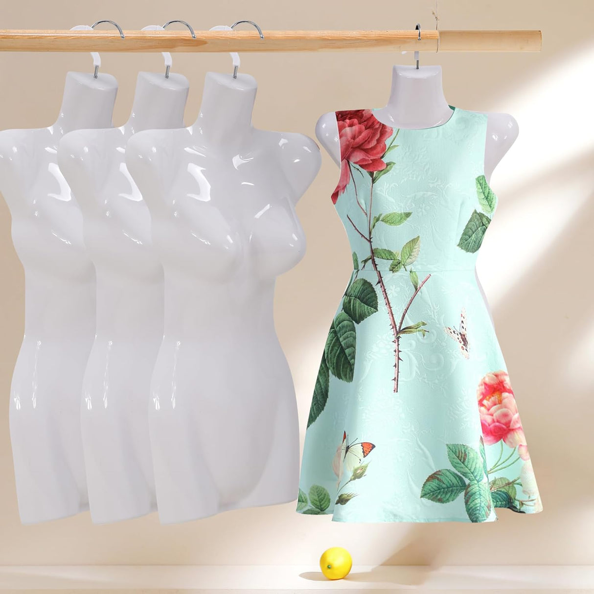 Maniquí Torso 4PCS, para exhibición, 27 pulgadas, con gancho.