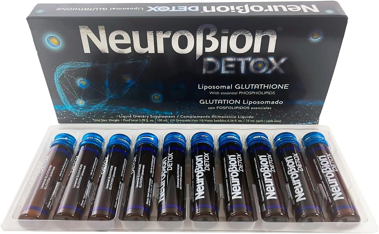 Neurobion Detox Glutatión liposomal Líquido Fosfolípidos 10u