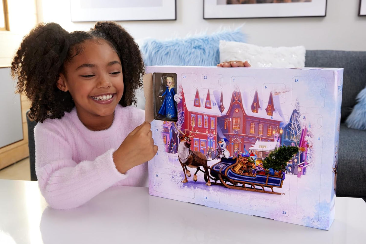 Muñecas Mattel Disney Frozen Calendario de Adviento con Anna y Elsa