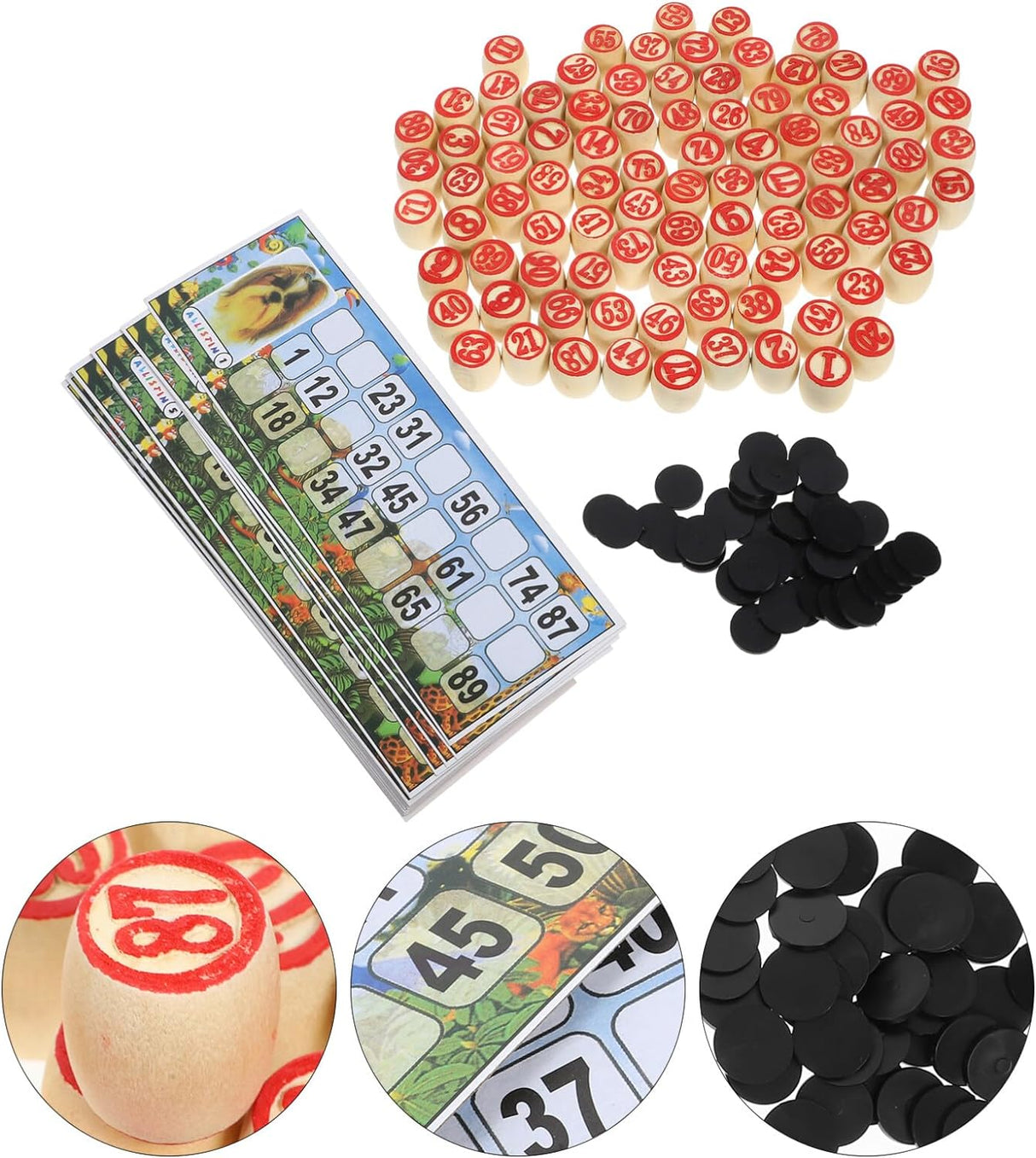 Juego de Bingo Ruso UPKOCH - Diversión para Adultos, Lotería