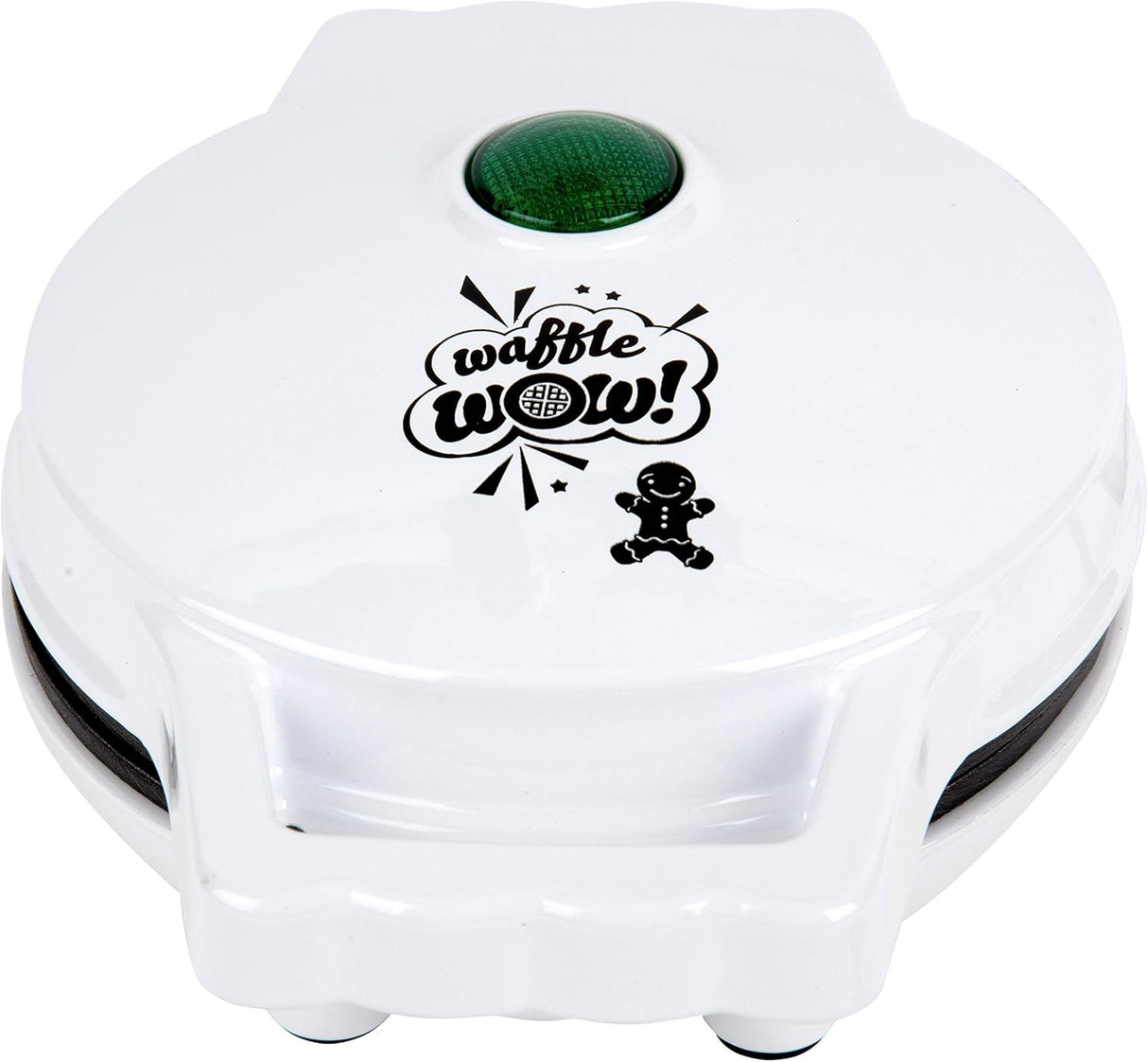 Mini Waffle Maker de Jengibre - Cocinero Eléctrico 4 Pulgadas