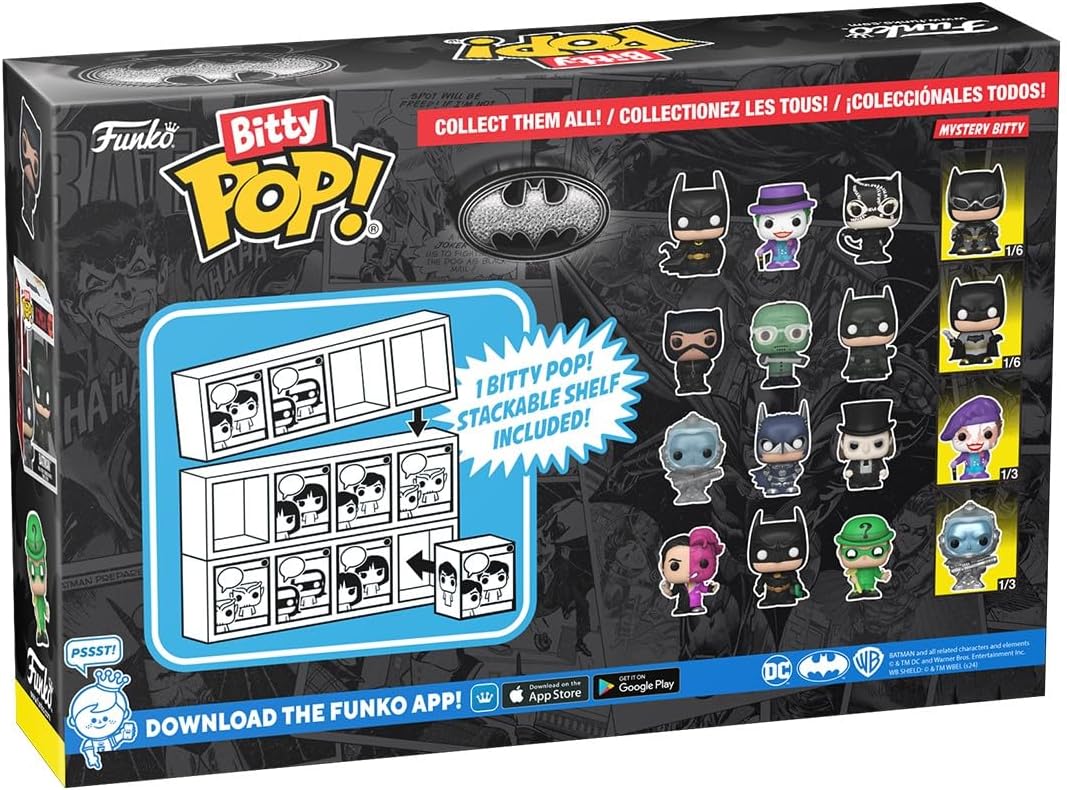 Funko Bitty Pop! Batman 85 Aniversario 4-Pack Mini Figuras
