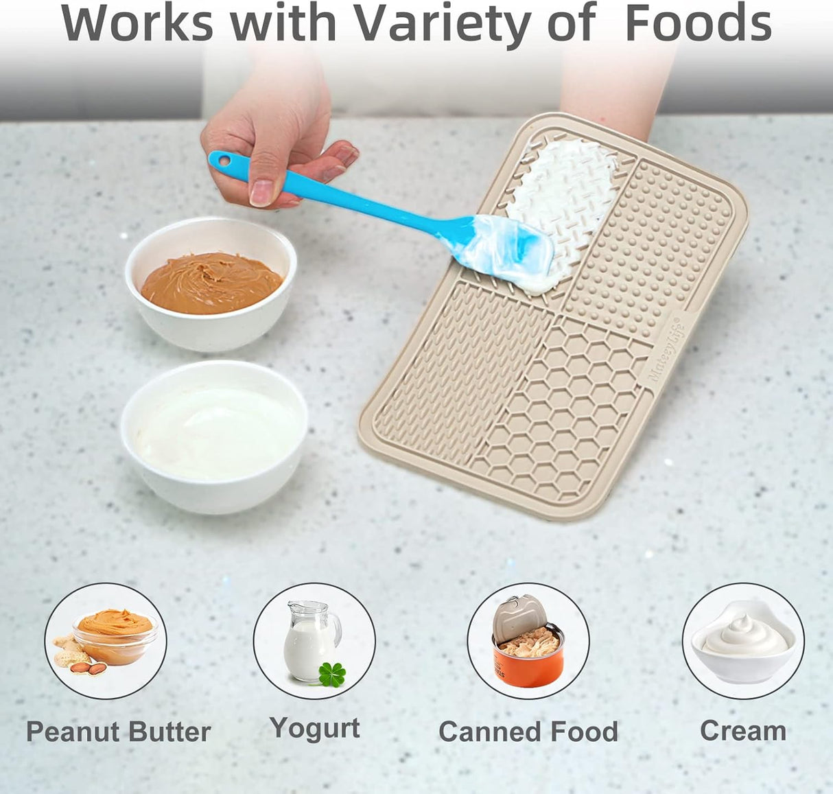 2 comederos grandes para perros y lamer tapete