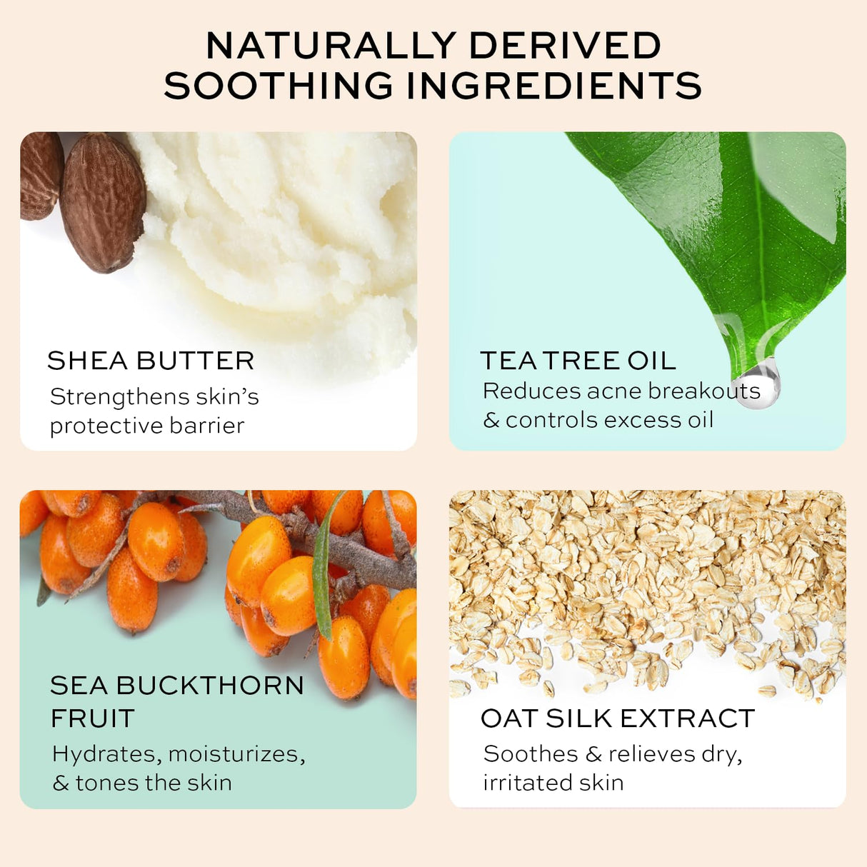 Crema facial para mujeres hombres y adolescentes The Natural