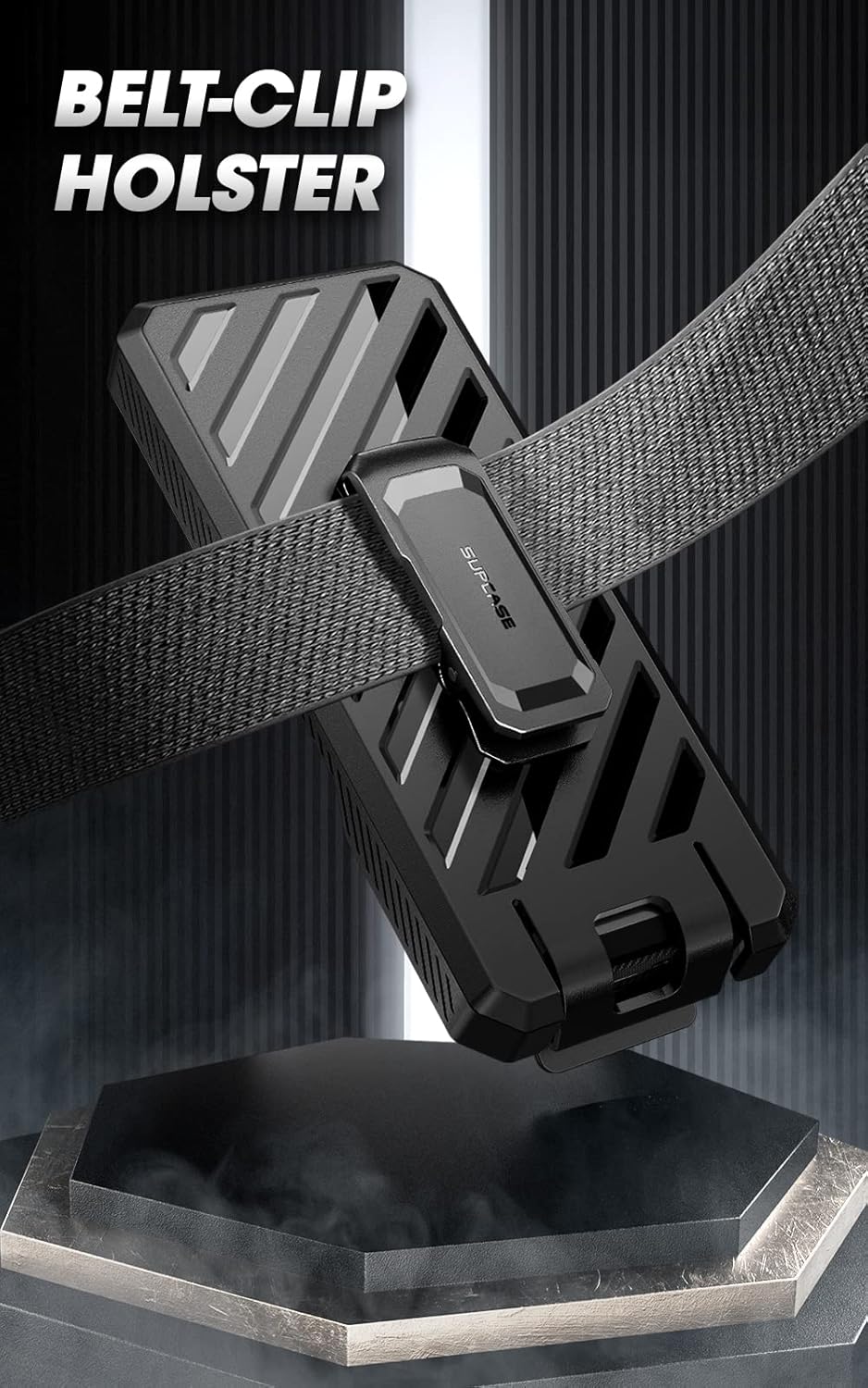 SUPCASE Unicorn Beetle - Funda protectora para Galaxy Z Fold 3 5G (2021), resistente clip para cinturón a prueba de golpes, con protector de pantalla integrado y soporte (roido)