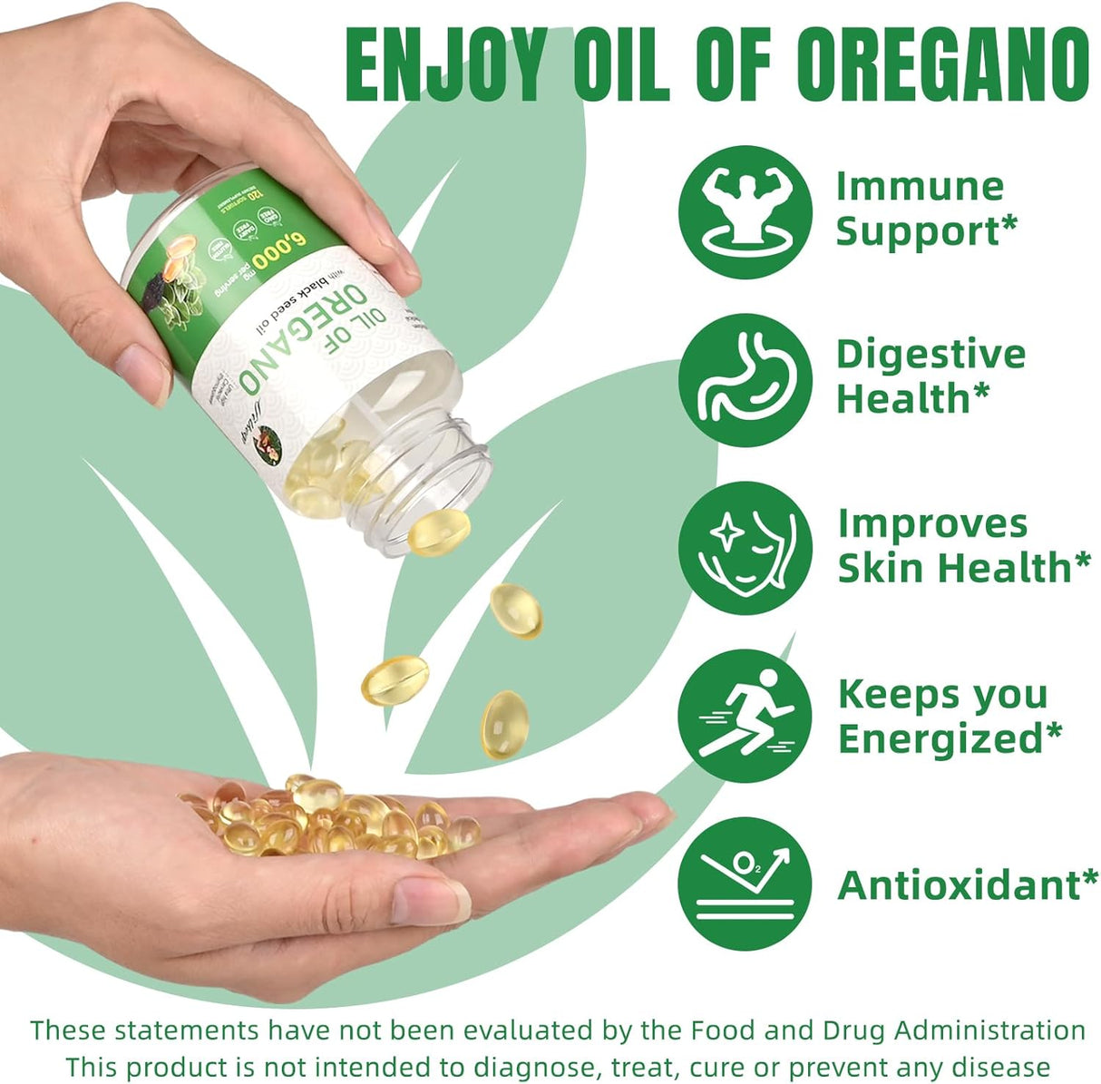 Aceite de Orégano en Softgels, Balance, 120 cápsulas