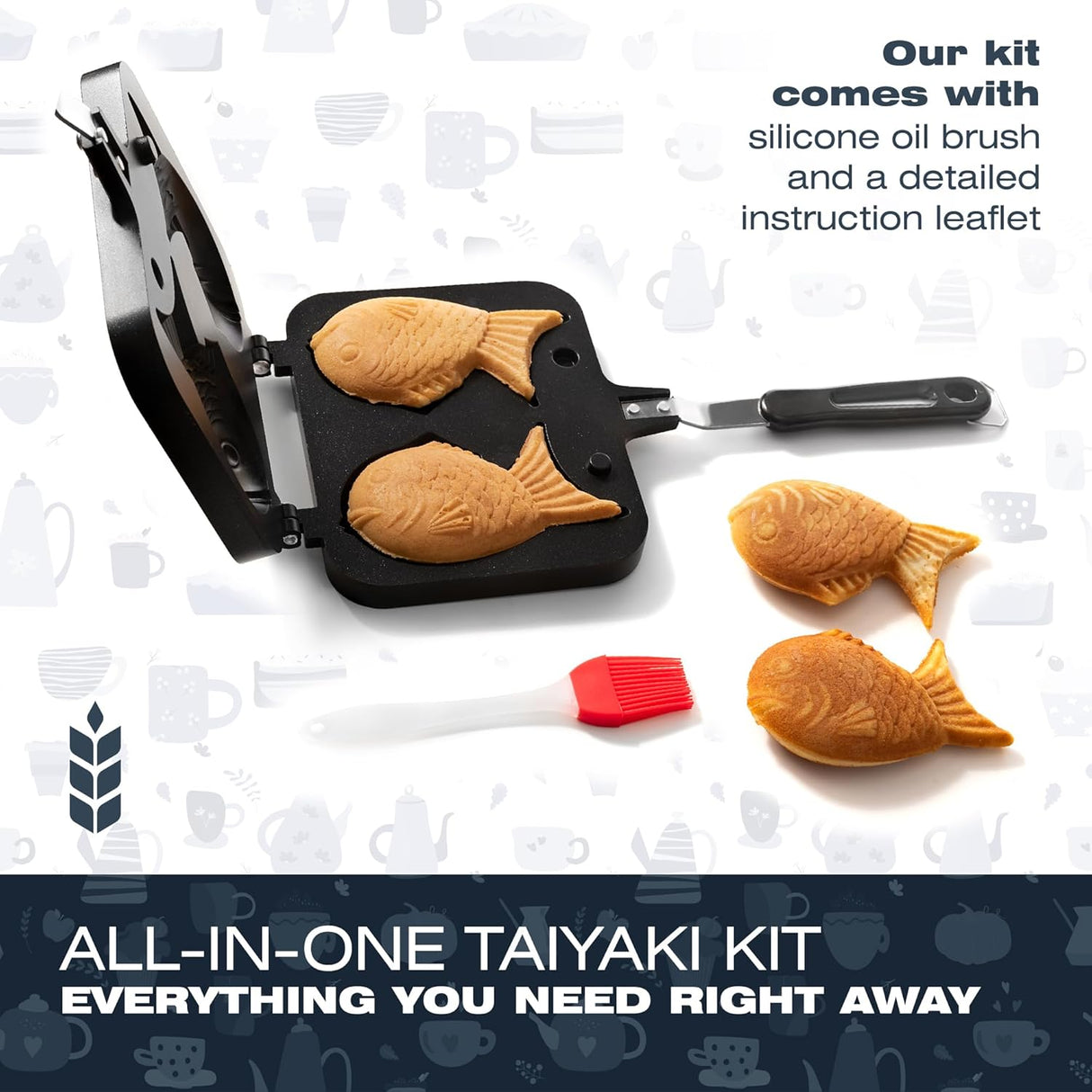 Máquina de Waffles de Pescado KUHA - Antiadherente, Recetas