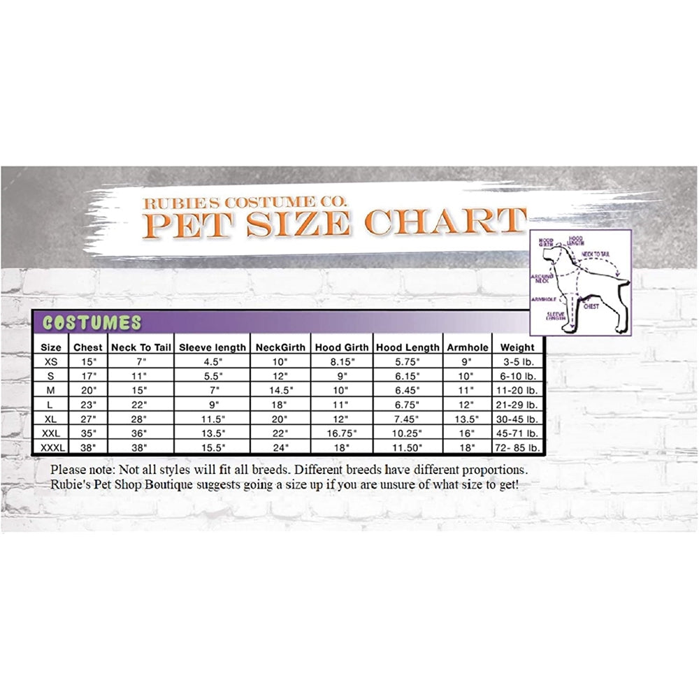 Disfraces del Mago de Oz para perro talla XL