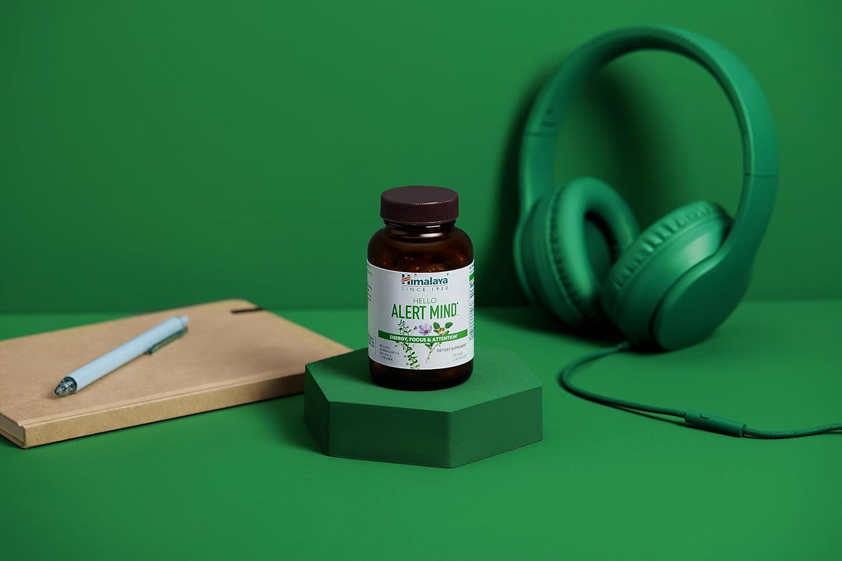Himalaya Hello Alert Mind con Ashwagandha Bacopa L-teanina