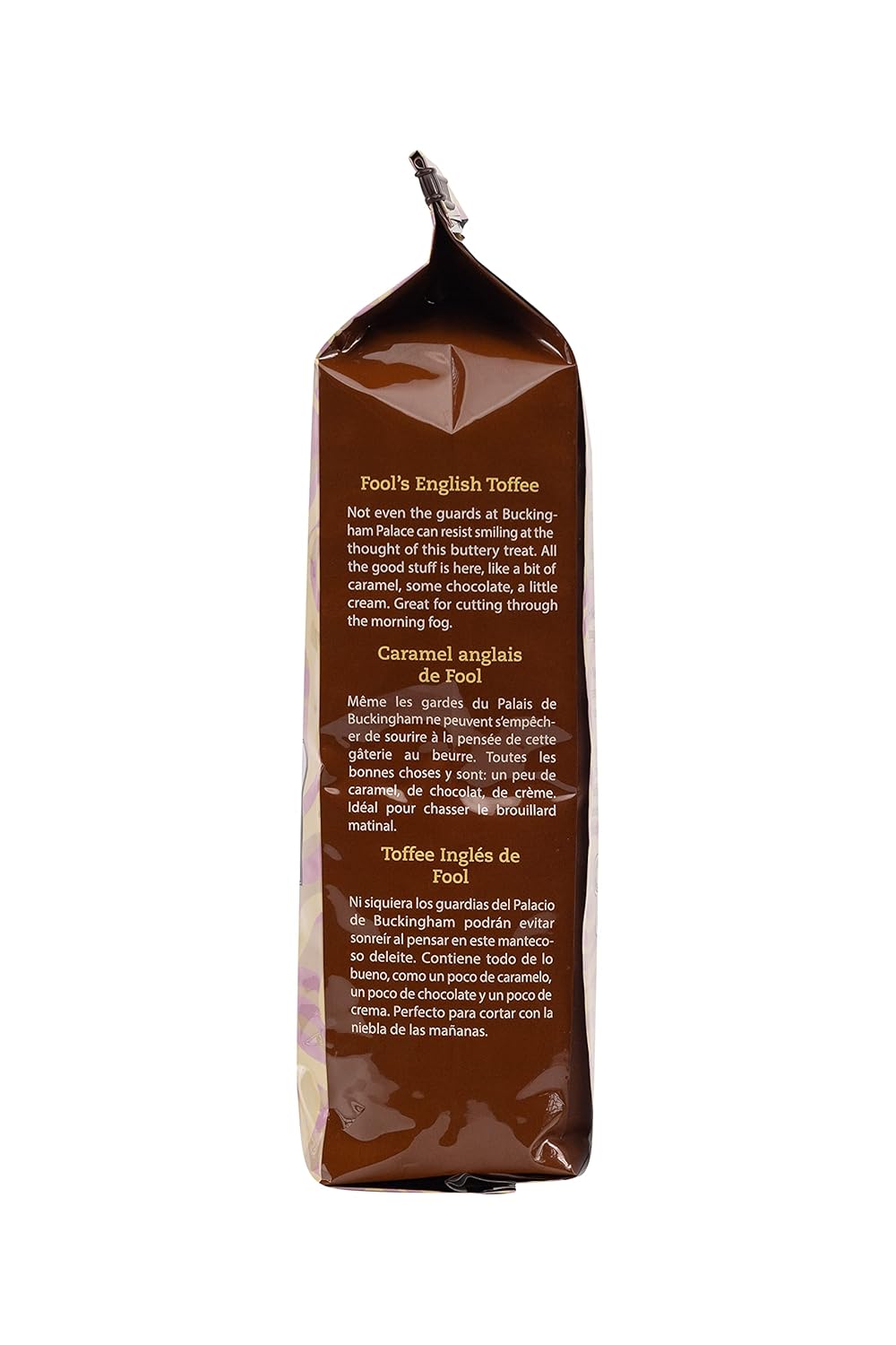 Café Decaf English Toffee de Coffee Fool - Molido para Goteo