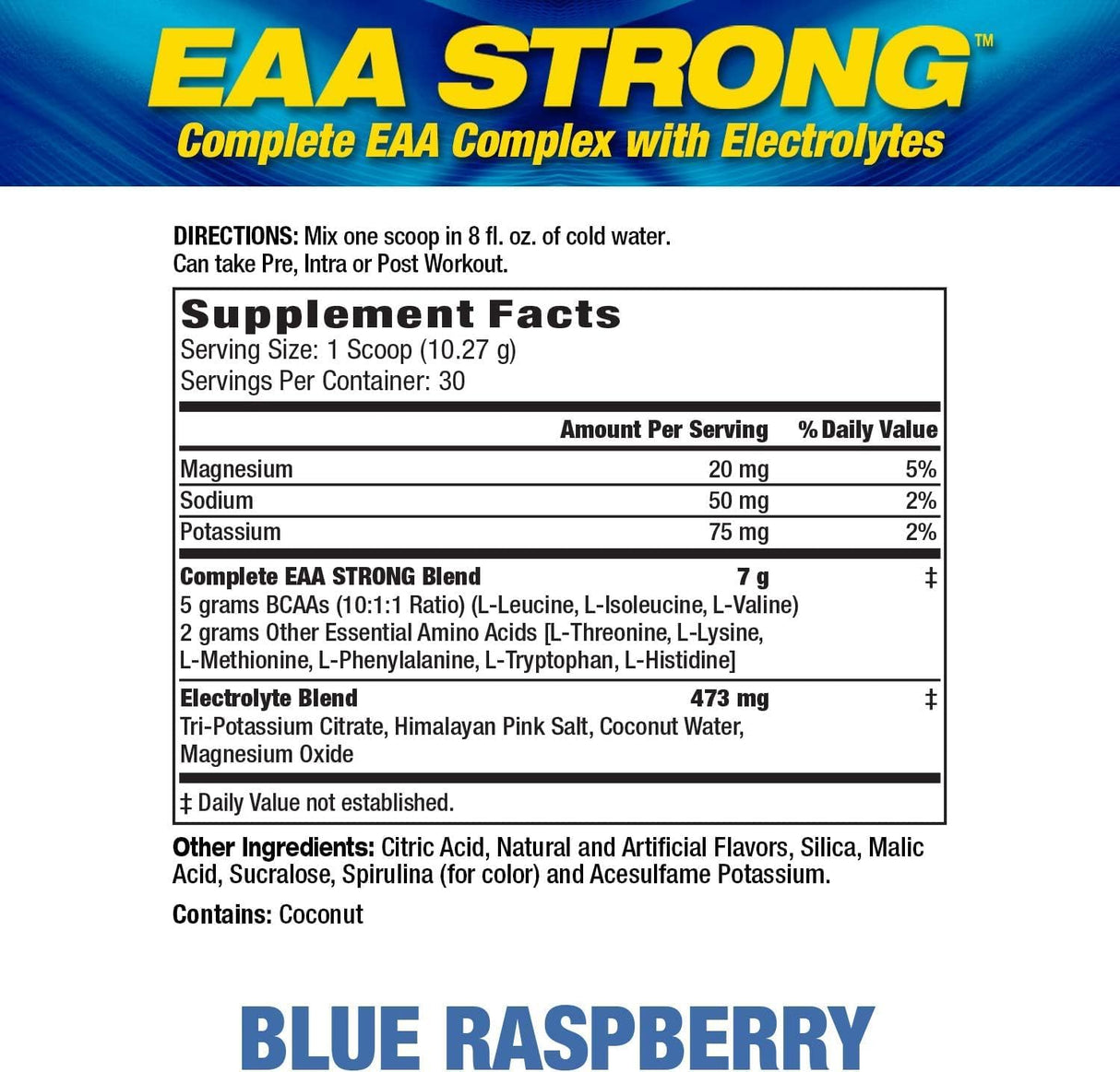 Mhp Eaa Strong Suplemento de Aminoácidos, 1.2 lb