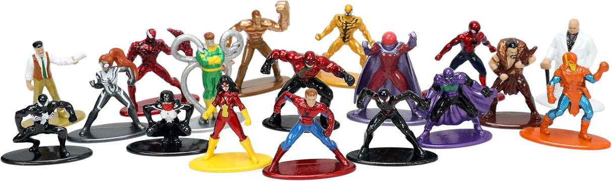 Jada Toys Figuras Marvel Spider-Man 18-Pack Serie 8