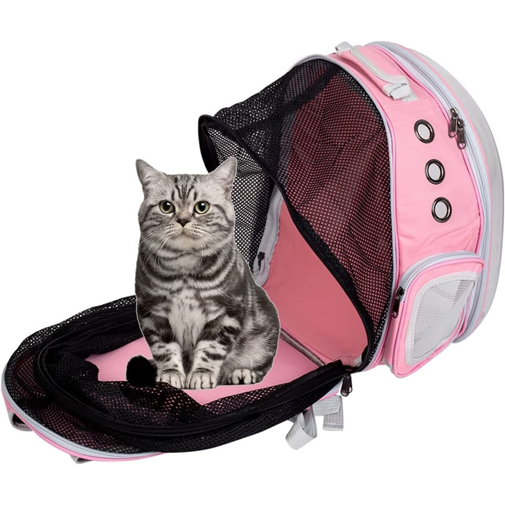 Mochila transportadora de burbujas expandible plegable