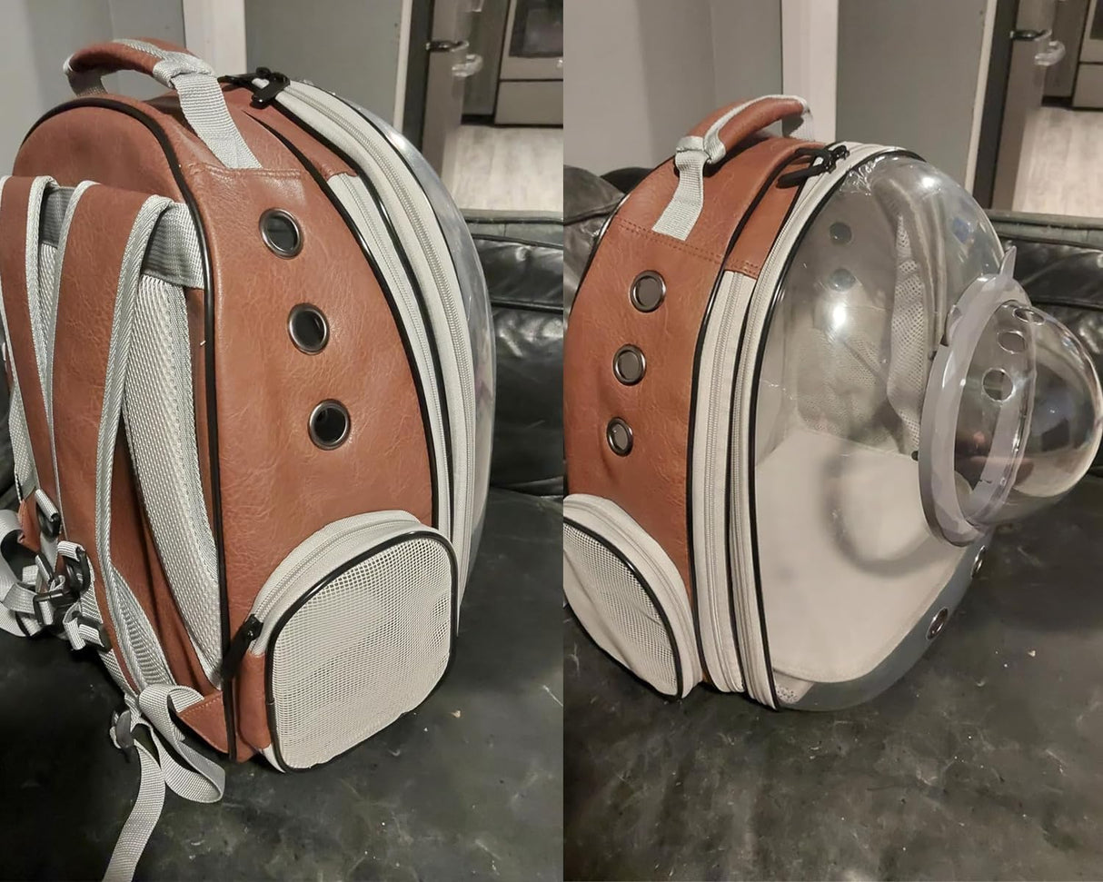 Mochila Expandible para Gatos, Aprobada Aerolíneas, Modelo Astronauta