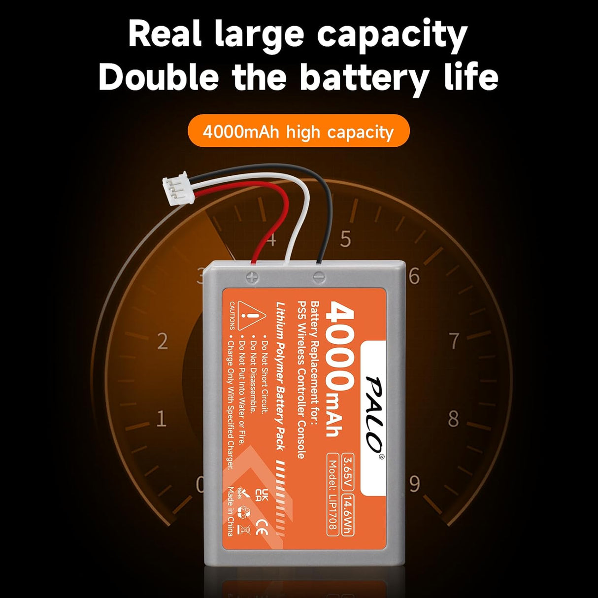 Batería 4000mAh Sony PS5 Dual Sense CFI-ZCT1W 3.65V/14.6Wh