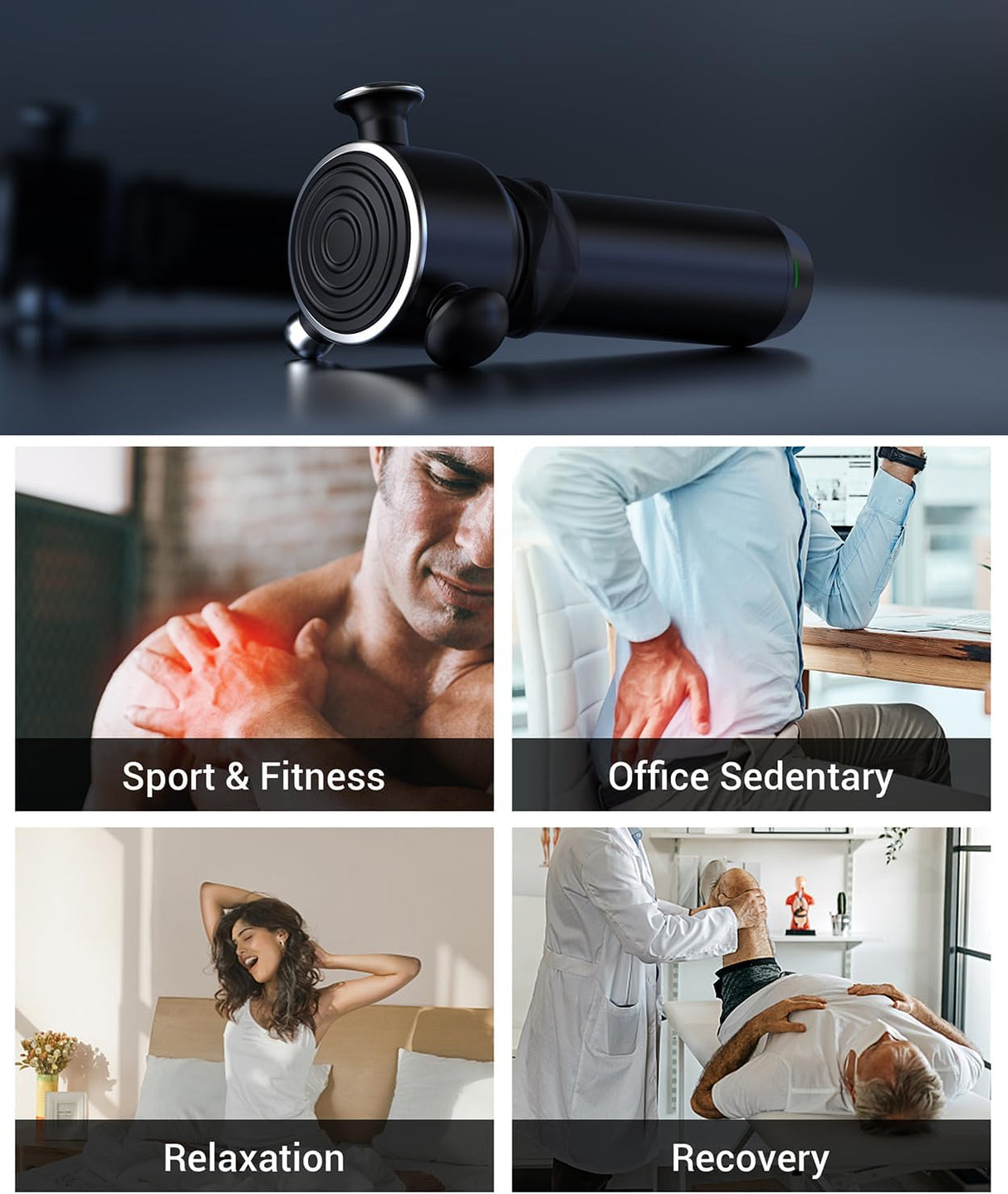 Masajeador Muscular HYAKO - Alivio Dolor y Terapia Puntos