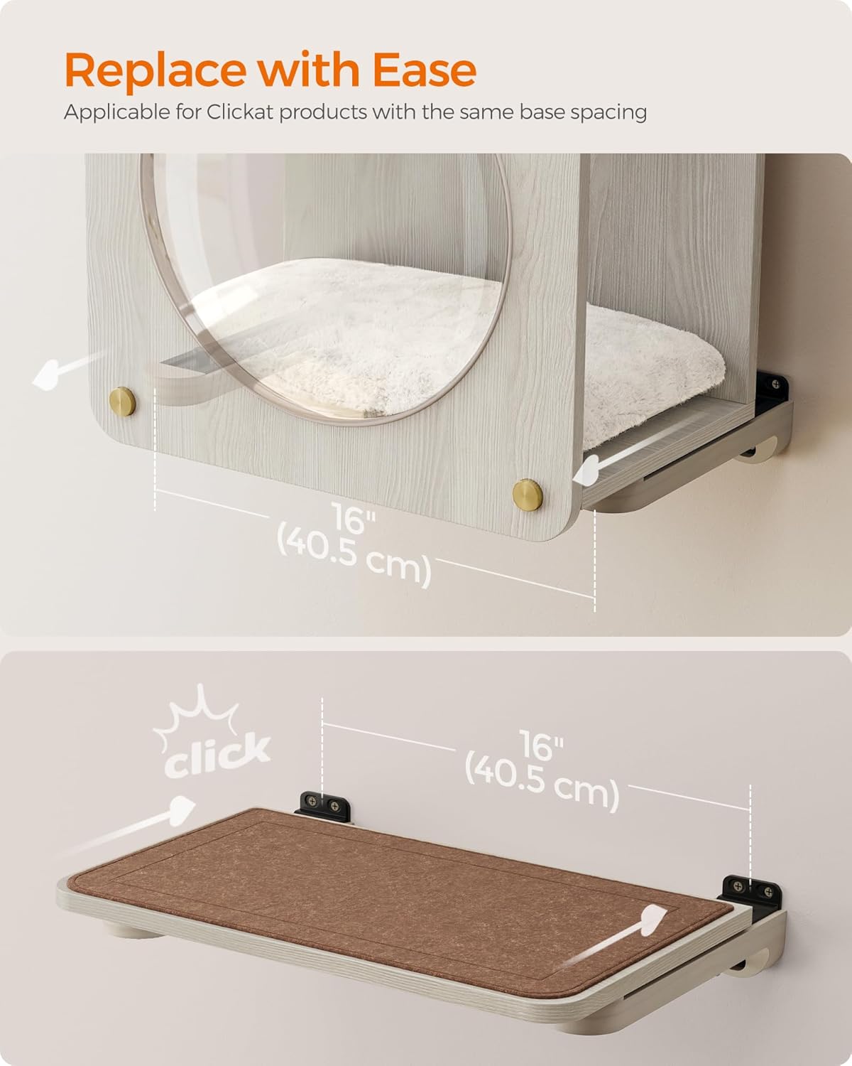 Cueva para Gatos Feandrea, Rincón con Hamaca y Ventana No.010