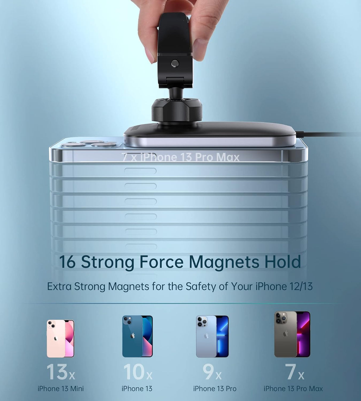 Cargador magnético para automóvil y adaptador de automóvil