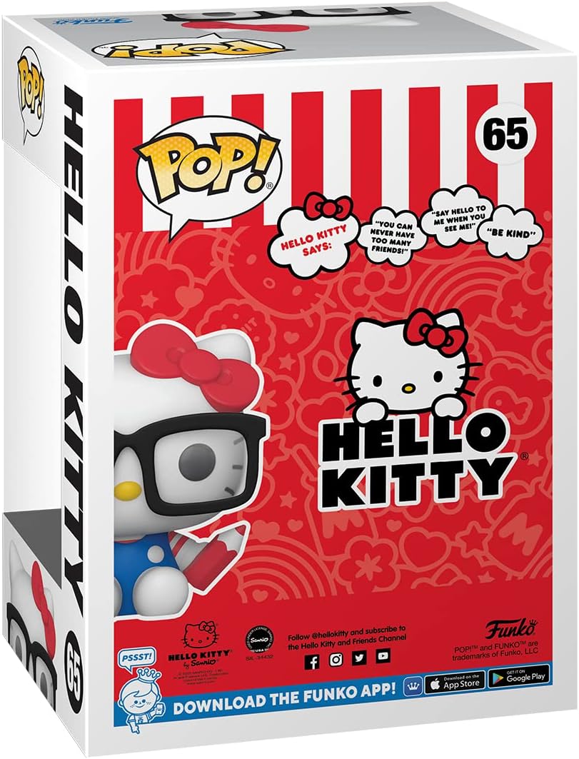 Funko Pop! Sanrio: Hello Kitty Nerd - Figura Coleccionable
