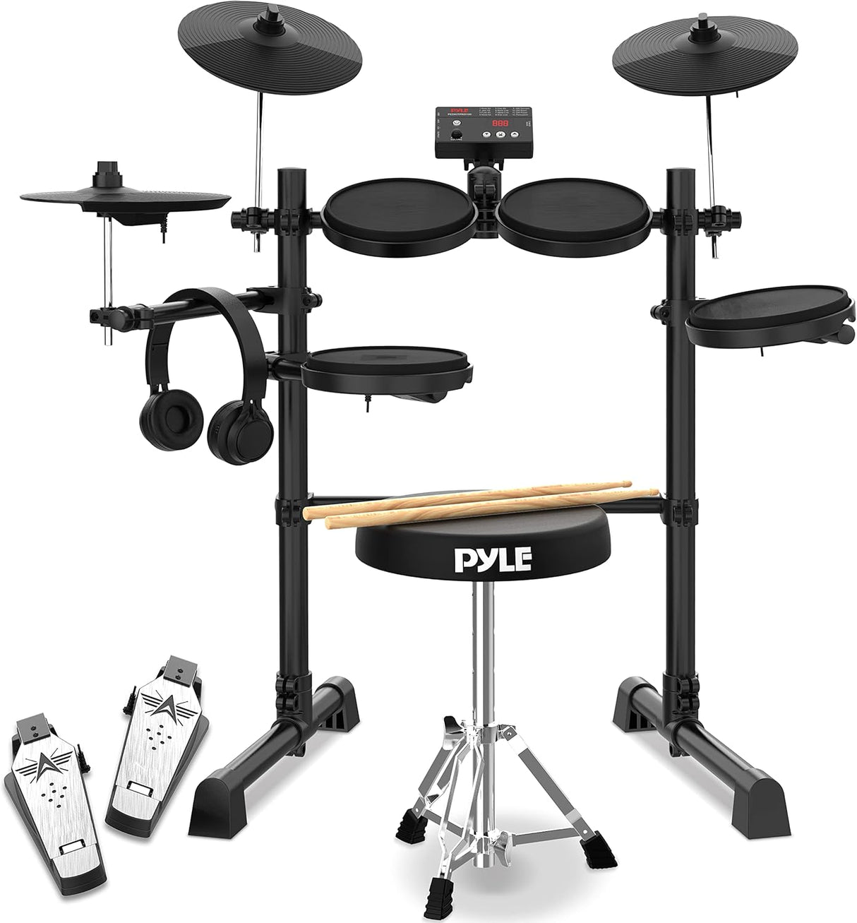 Batería eléctrica de 8 piezas PYLE-PRO PEDKITPRO100