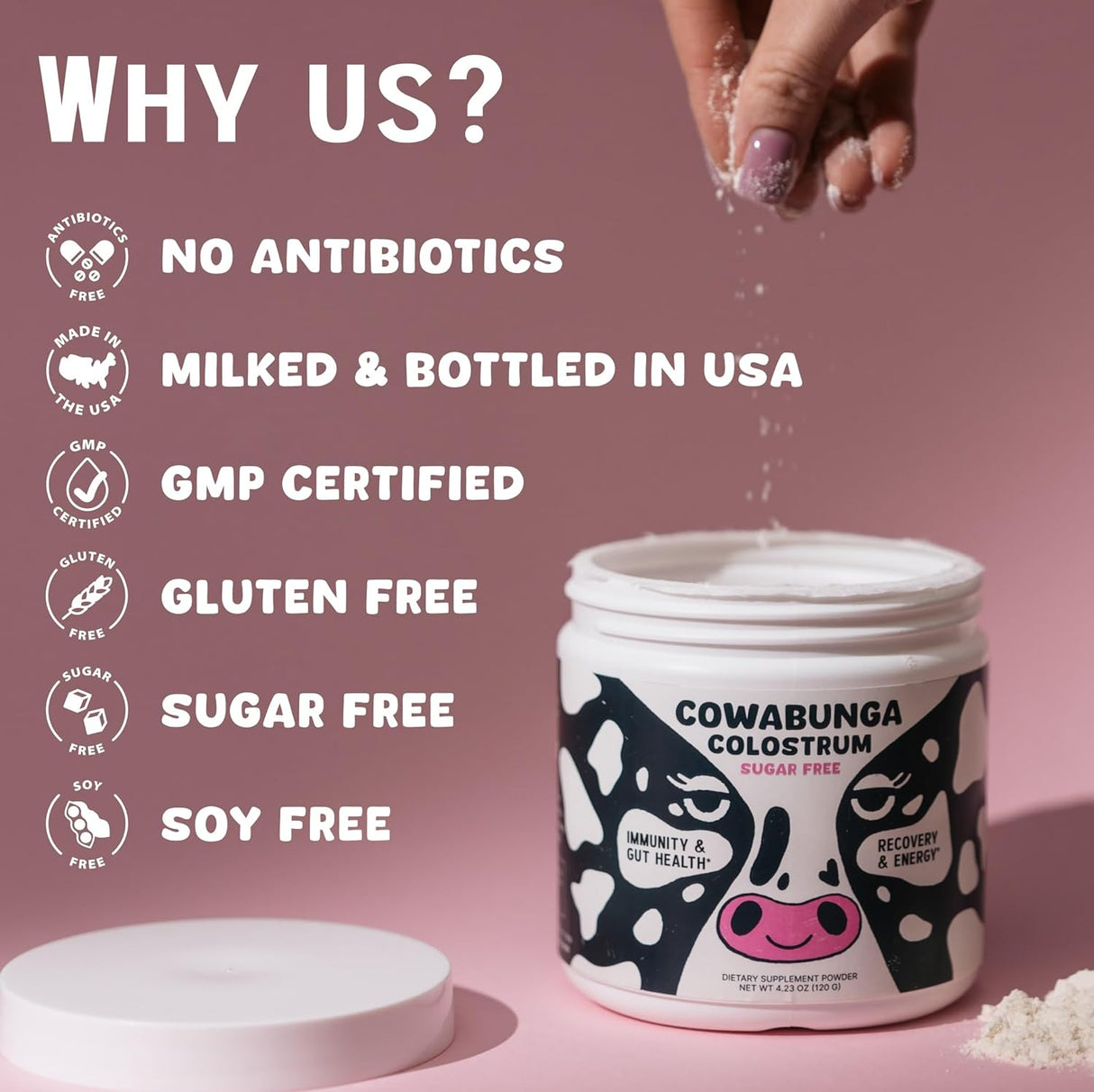 Colostro Premium en Polvo - Inmunidad, Salud Intestinal