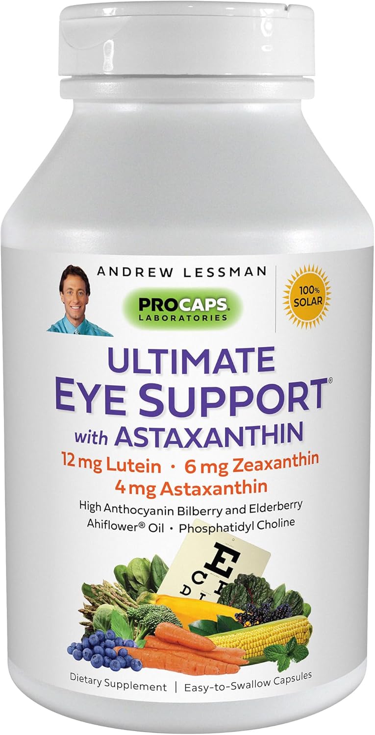 Suplemento Ultimate Eye Support con Astaxantina 30 cápsulas