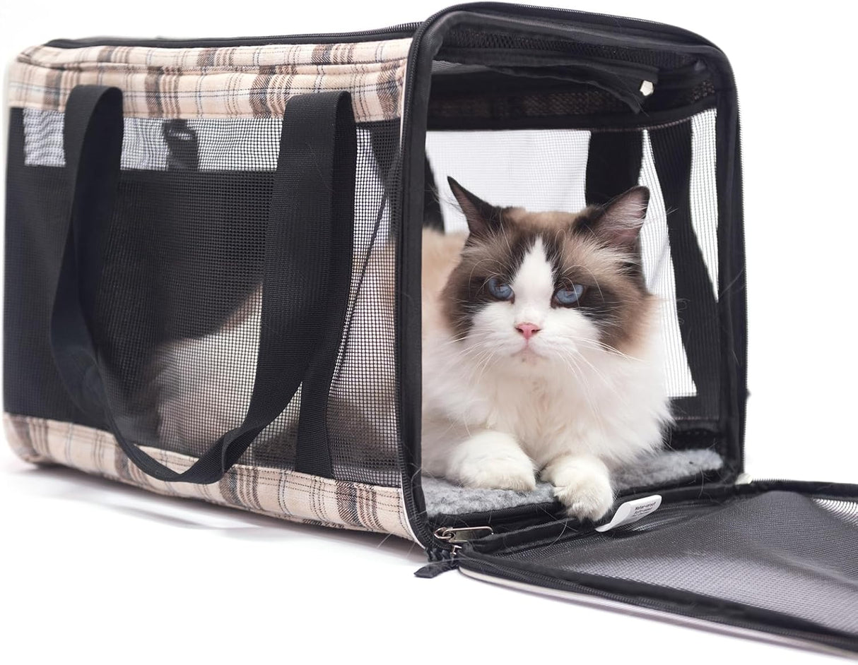 Transportadora para Gatos EXPAWLORER, Aprobada por Aerolíneas