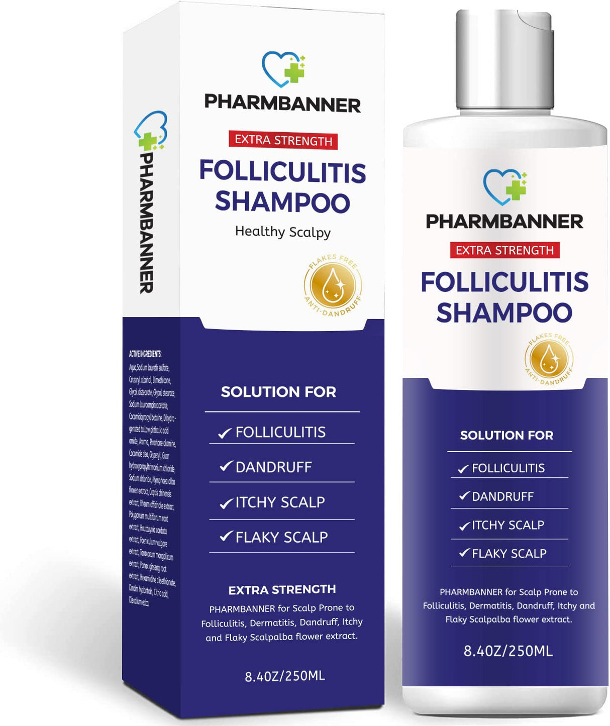 PHARMBANNER Foliculitis champú para dermatitis seborreica