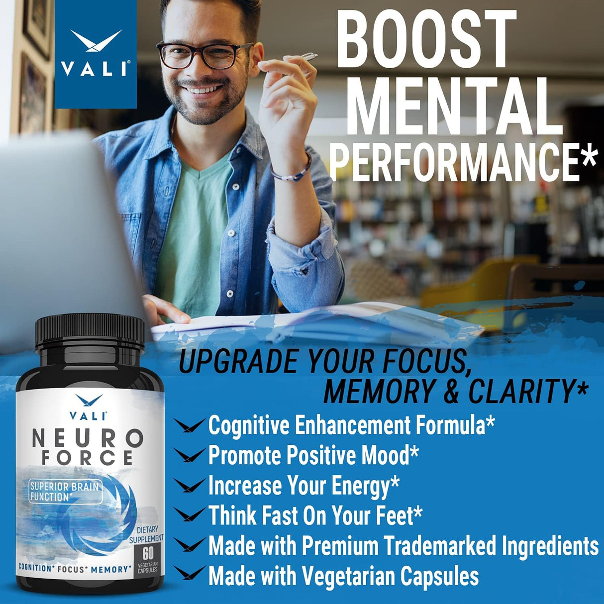 Suplementos Alimenticios de refuerzo cerebral para enfoque