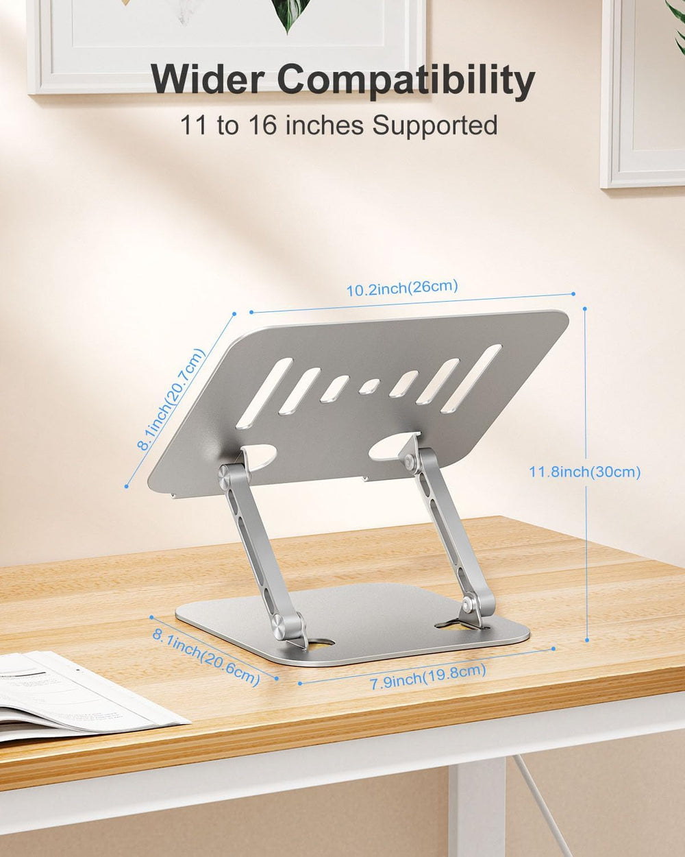 Soporte ergonómico de aluminio para computadora 03 JUANWE