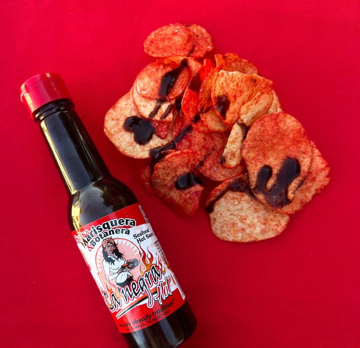 Salsa Marisquera La Negra Hot | Pack de 2 | 5.4 Oz Cada Uno