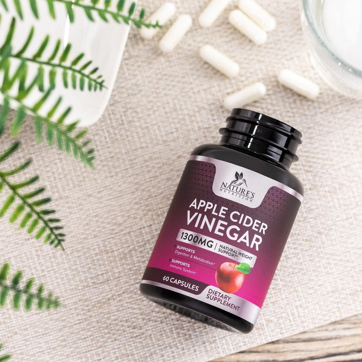 Suplementos Alimenticios Cápsulas de vinagre de sidra