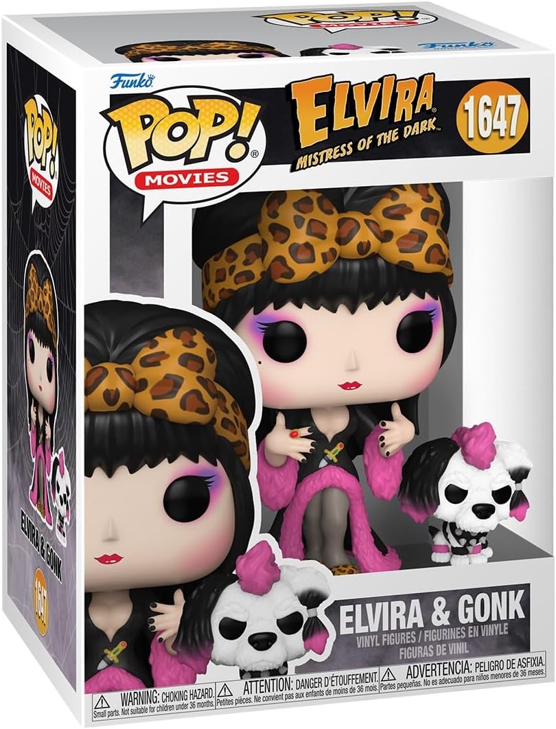 Funko Pop! Elvira y Gonk: Figura Coleccionable de Terror
