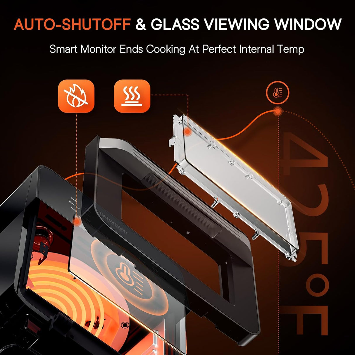 Freidora de aire Nuwave Brio 15.5Qt 10 en 1, 1800W, XL