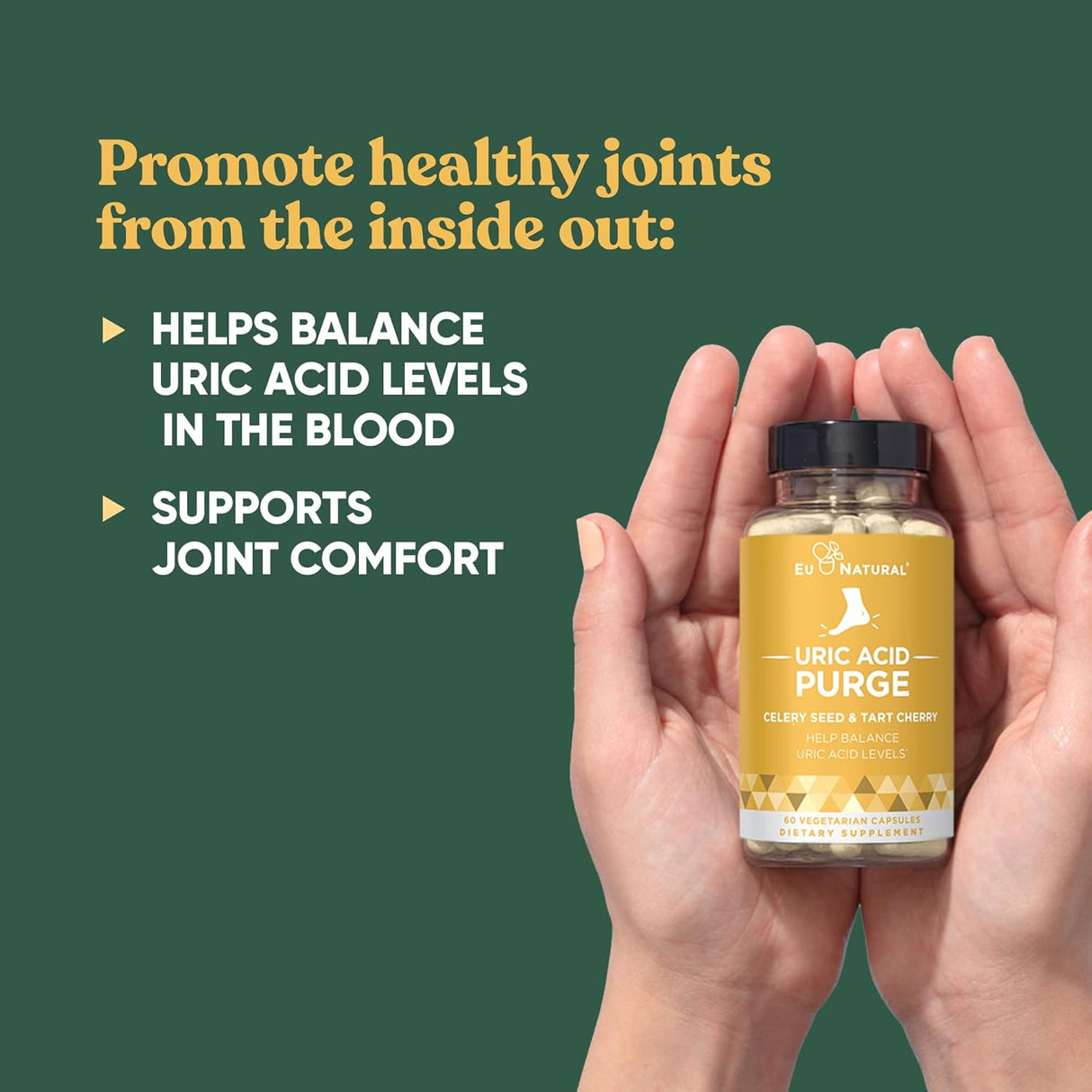 Desintoxica y limpia ácido úrico 120 cápsulas vegetarianas