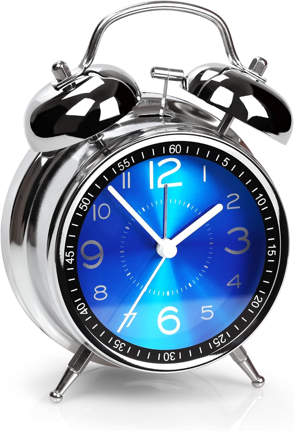 Reloj Despertador Super Ruidoso para Dormilones, Campanas Dobles