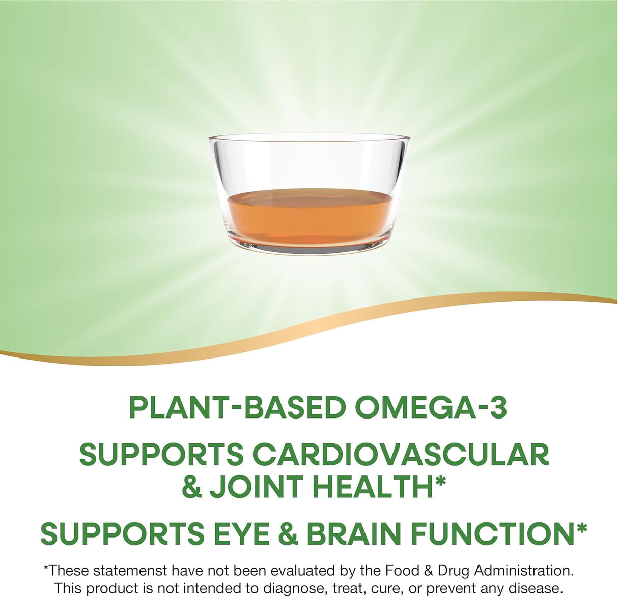 Suplemento Omega-3 vegetal NutraVege extra fuerza, salud ocular, corazón y cerebro, 6.8 oz