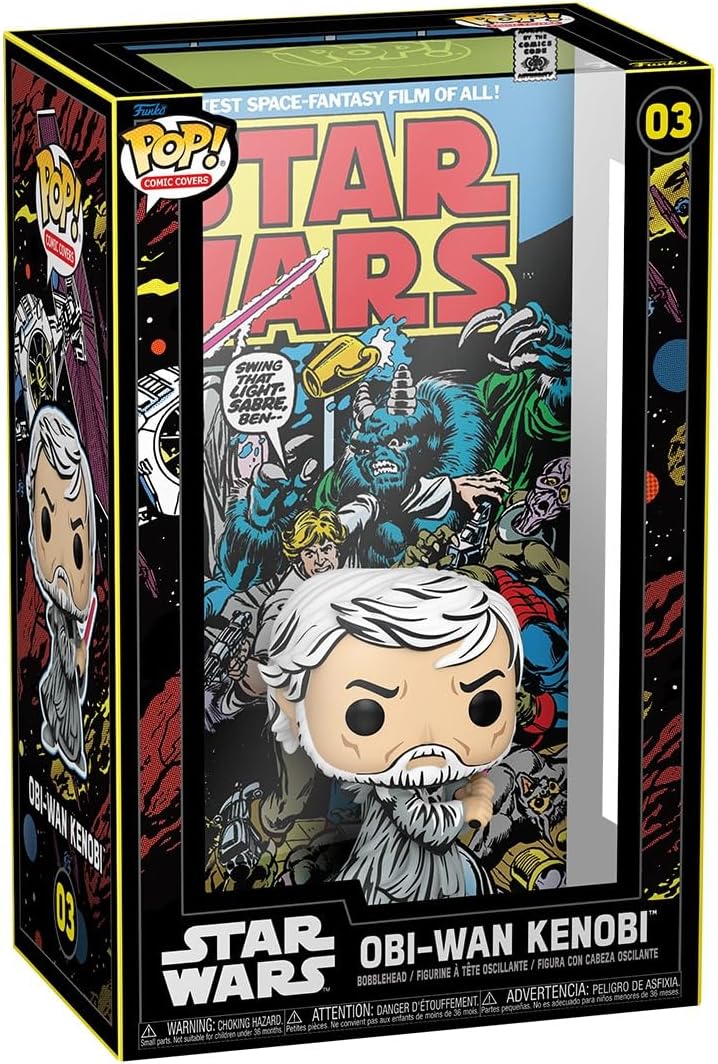 Funko Pop Comic Cover: Star Wars - OBI-Wan - Figura Coleccionable