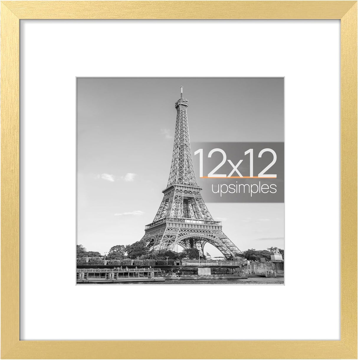 Marco de fotos 12x12, muestra fotos 8x8 con o sin passepartout